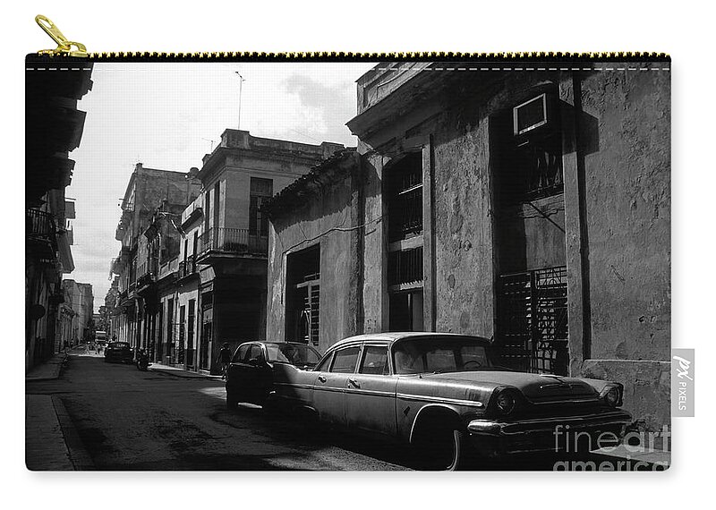 Cuba Zip Pouch featuring the photograph Old Havana by James Brunker