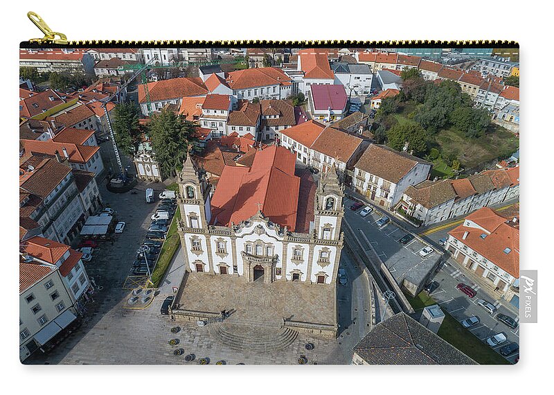 Viseu Zip Pouch featuring the photograph Old historic town Viseu by Mikhail Kokhanchikov