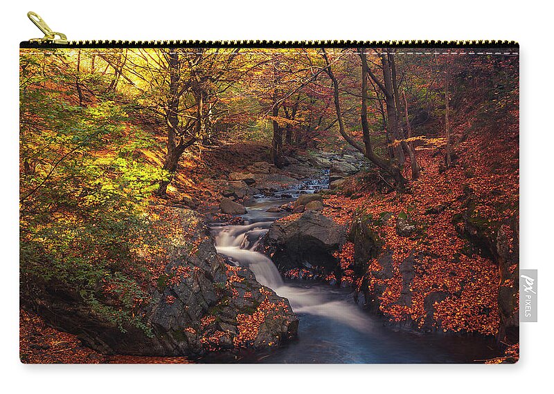 Mountain Carry-all Pouch featuring the photograph Old River by Evgeni Dinev