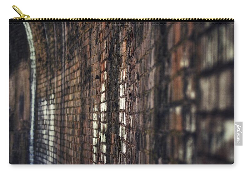 Photo Zip Pouch featuring the photograph Old Time Tunnel by Evan Foster