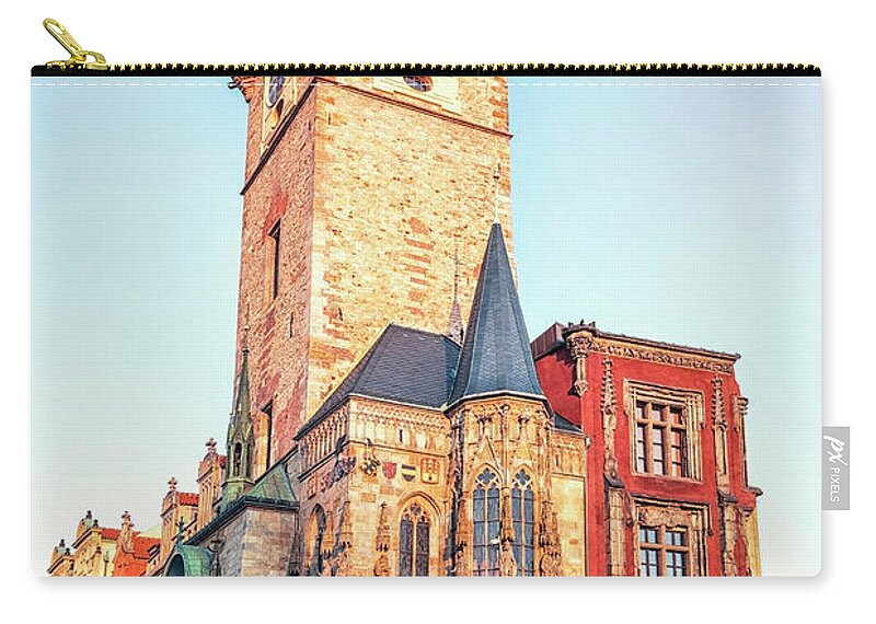 Architecture Zip Pouch featuring the photograph Old Town Hall by Manjik Pictures