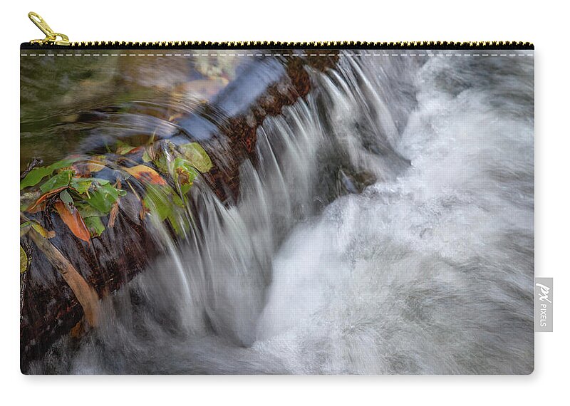 Olema Creek Zip Pouch featuring the photograph Olema Creek, West Marin by Donald Kinney
