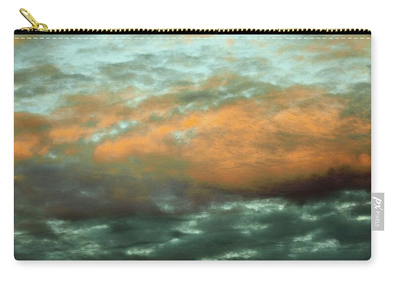Winter Zip Pouch featuring the photograph Ominous Cumulus by Richard Thomas