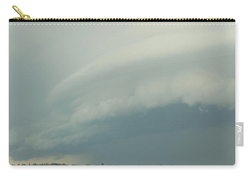 Nebraskasc Zip Pouch featuring the photograph Ominous Nebraska Outflow 014 by NebraskaSC