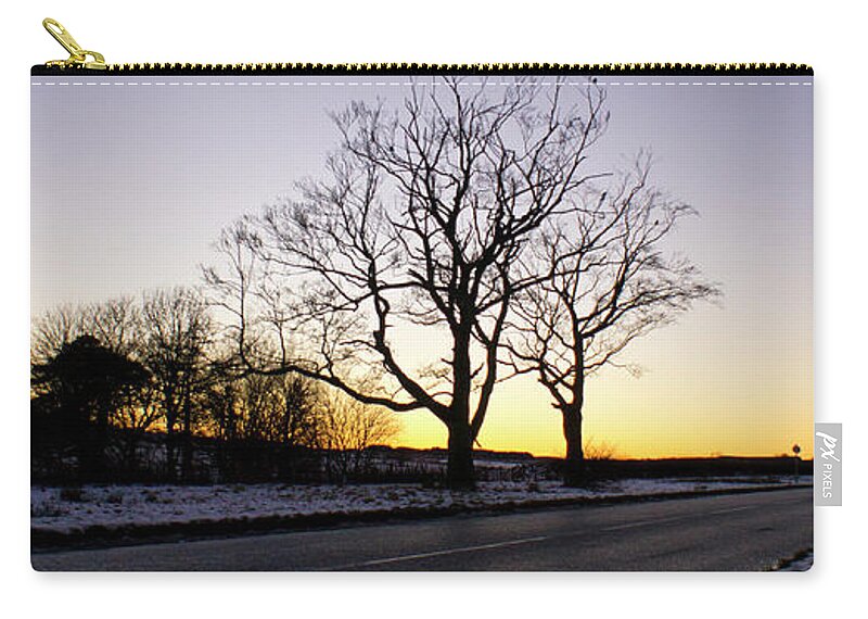 Winter Carry-all Pouch featuring the photograph On the Road to Home by Elena Perelman