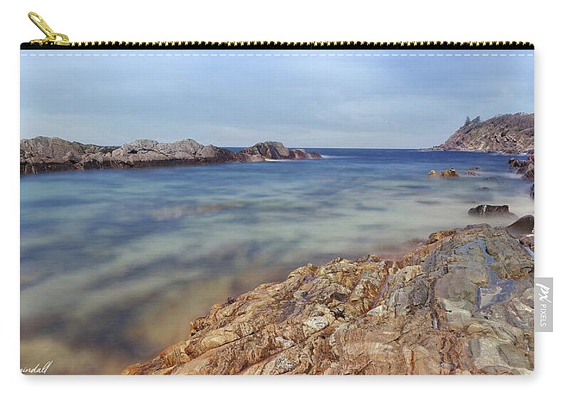 Forster Photography Carry-all Pouch featuring the digital art On The Rocks Forster 88226 by Kevin Chippindall