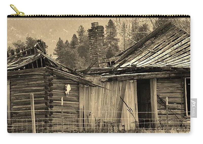 Homestead Zip Pouch featuring the photograph Once Loved by Jimmy Chuck Smith