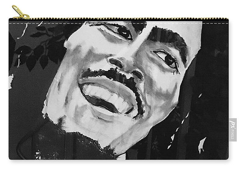  Carry-all Pouch featuring the drawing One Love by Angie ONeal