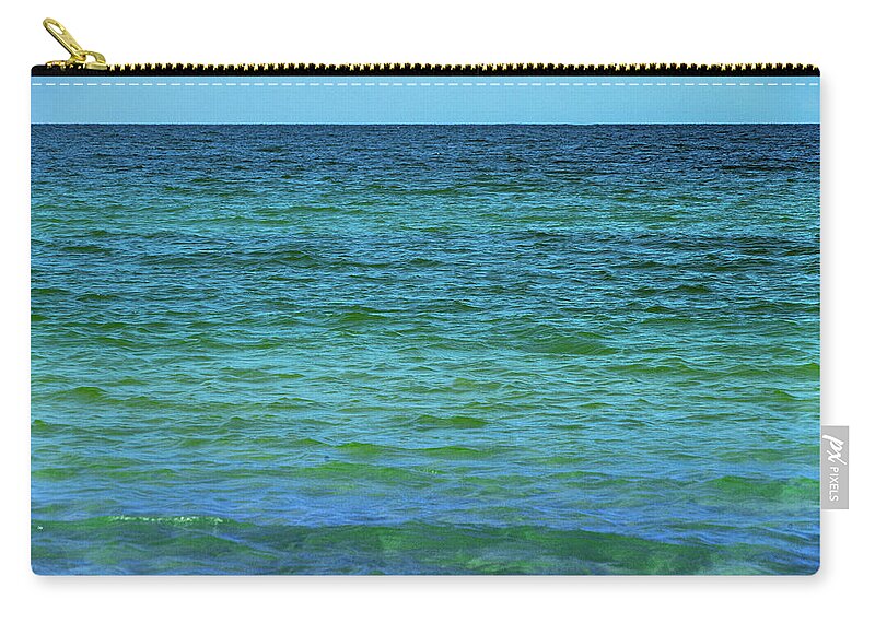Florida Zip Pouch featuring the photograph Open Sea in Daylight by Marian Tagliarino