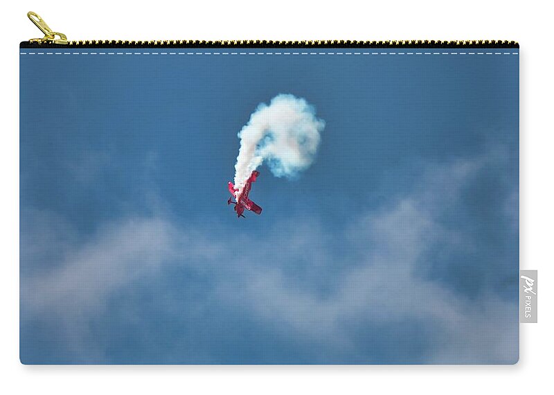 Flight Demonstration Zip Pouch featuring the photograph Oracle Stunt Flip by American Landscapes