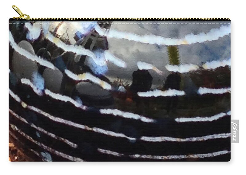 Orb Zip Pouch featuring the photograph ORB by Juliette Becker