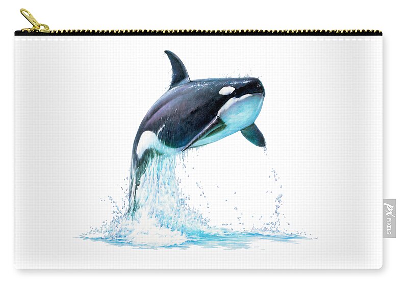 Orca Whale Zip Pouch