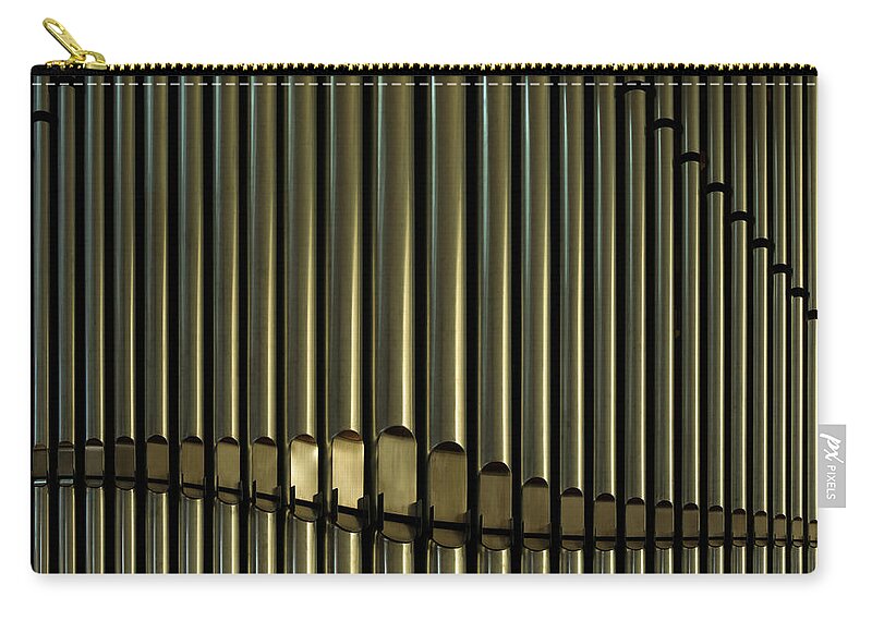 Organ Pipes Zip Pouch featuring the photograph Organ Pipes by Angelo DeVal
