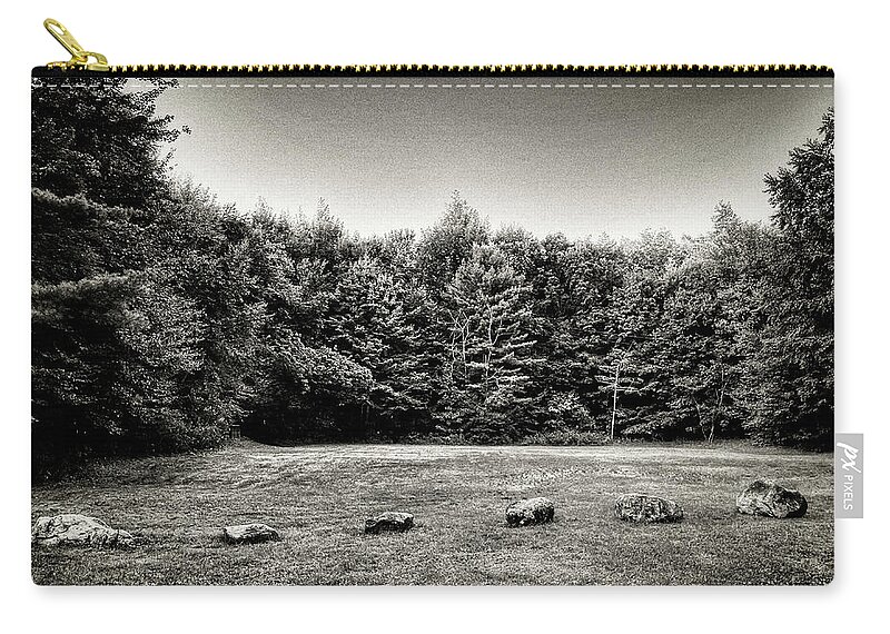 Pines Zip Pouch featuring the photograph Outer Loop by Robert Dann