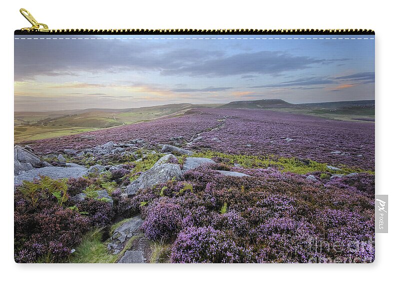Flower Zip Pouch featuring the photograph Owler Tor 41.0 by Yhun Suarez