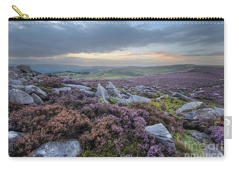 Flower Zip Pouch featuring the photograph Owler Tor 42.0 by Yhun Suarez