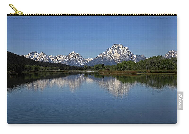 Oxbow Bend Carry-all Pouch featuring the photograph Grand Teton - Oxbow Bend - Snake River 2 by Richard Krebs