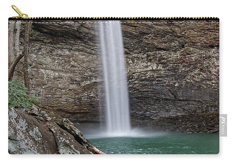 Ozone Falls Zip Pouch featuring the photograph Ozone Falls 32 by Phil Perkins