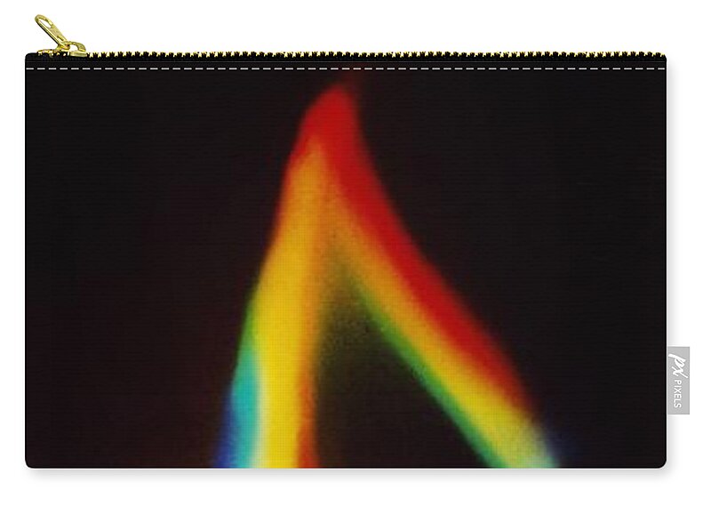 Abstract Zip Pouch featuring the photograph P3-8 by David Rivas