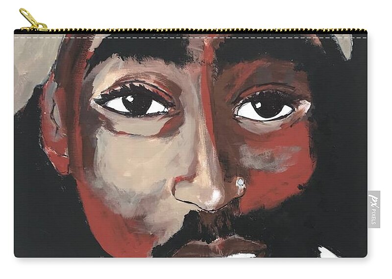  Carry-all Pouch featuring the painting Pac by Angie ONeal