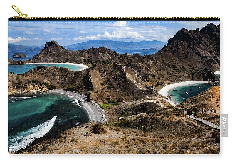 Padar Carry-all Pouch featuring the photograph Eternity - Padar Island. Flores, Indonesia by Earth And Spirit