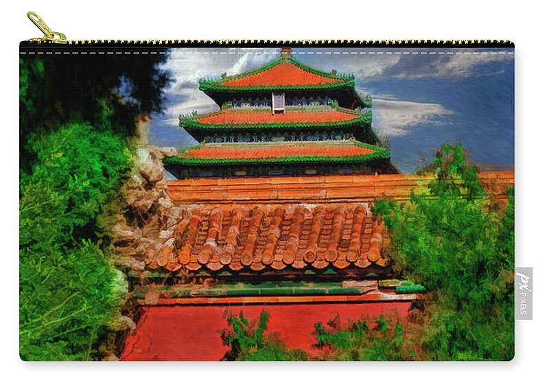 China Zip Pouch featuring the photograph Palace Of Accumulated Purity by Blake Richards