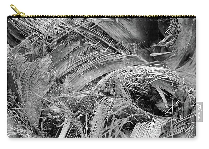 Closeup Zip Pouch featuring the photograph Palm #1 by John Simmons
