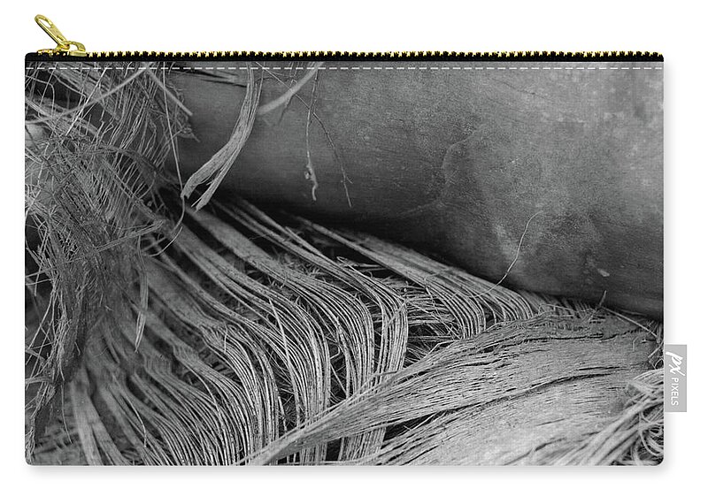 Closeup Zip Pouch featuring the photograph Palm #5 by John Simmons