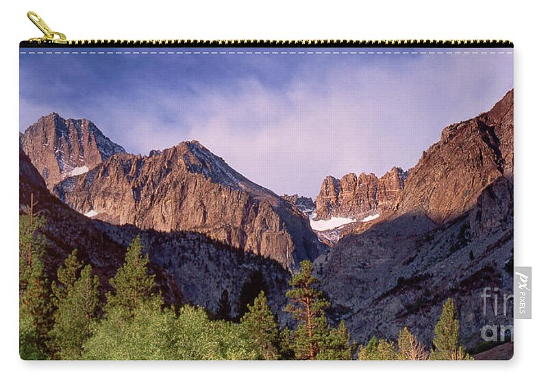 Dave Welling Carry-all Pouch featuring the photograph Panoramic View Middle Palisades Glacier Eastern Sierra by Dave Welling