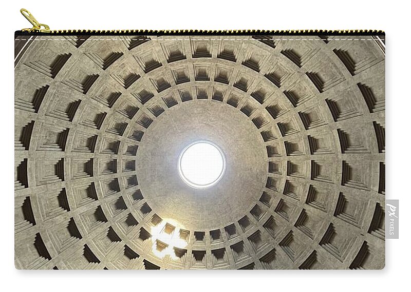 Pantheon Zip Pouch featuring the photograph Pantheon by Judy Frisk