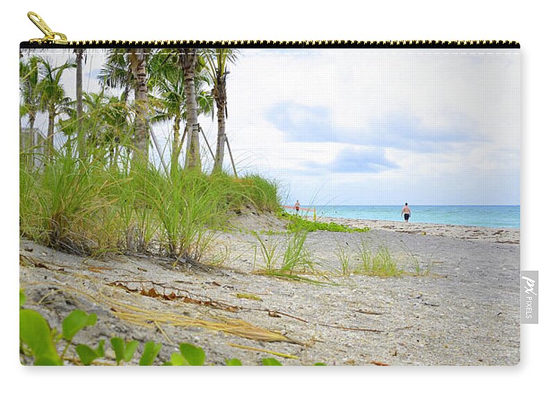 Manasota Key Zip Pouch featuring the photograph Paradise by Alison Belsan Horton