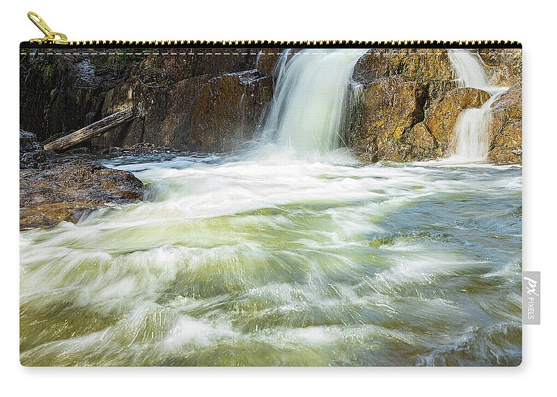 Landscapes Zip Pouch featuring the photograph Paradise Falls-2 by Claude Dalley