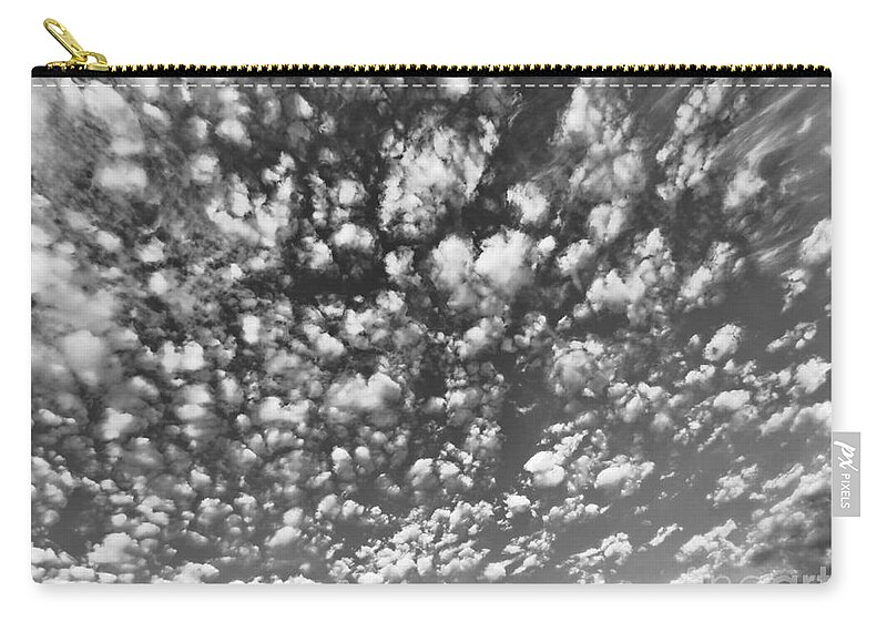 Clouds Zip Pouch featuring the photograph Parking Lot Cloud Art by Robert Knight