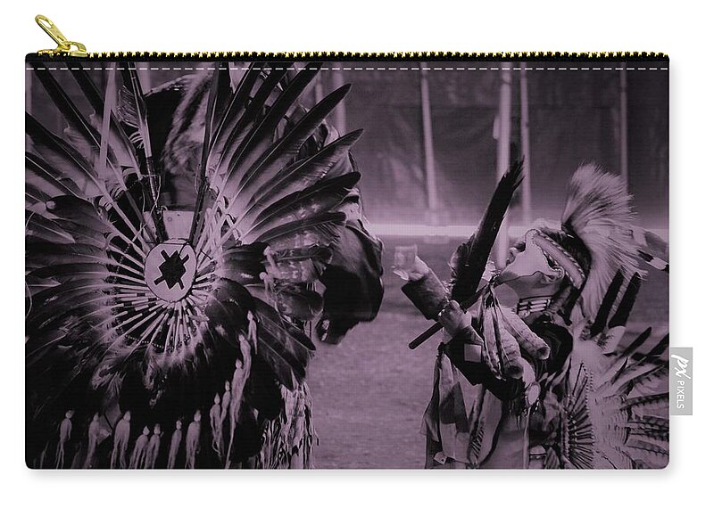 Indian Zip Pouch featuring the photograph Passing The Buck by Jason Denis