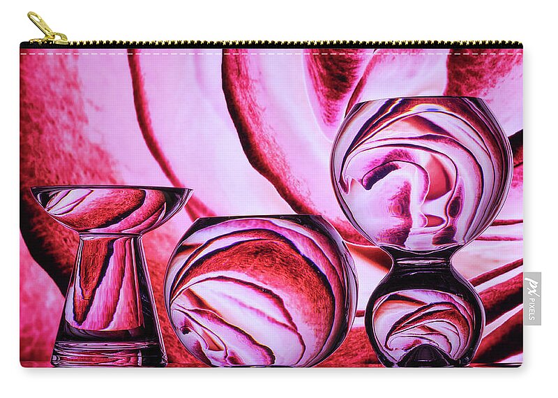 Refraction Zip Pouch featuring the photograph Passion by Elvira Peretsman