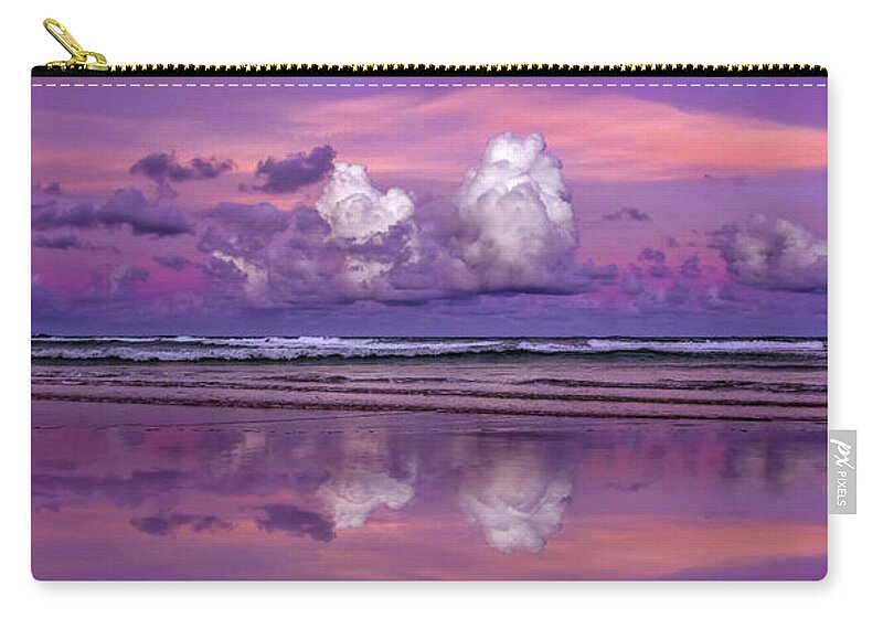 Seascape Photography Zip Pouch featuring the photograph Pastel Fascinations by Az Jackson