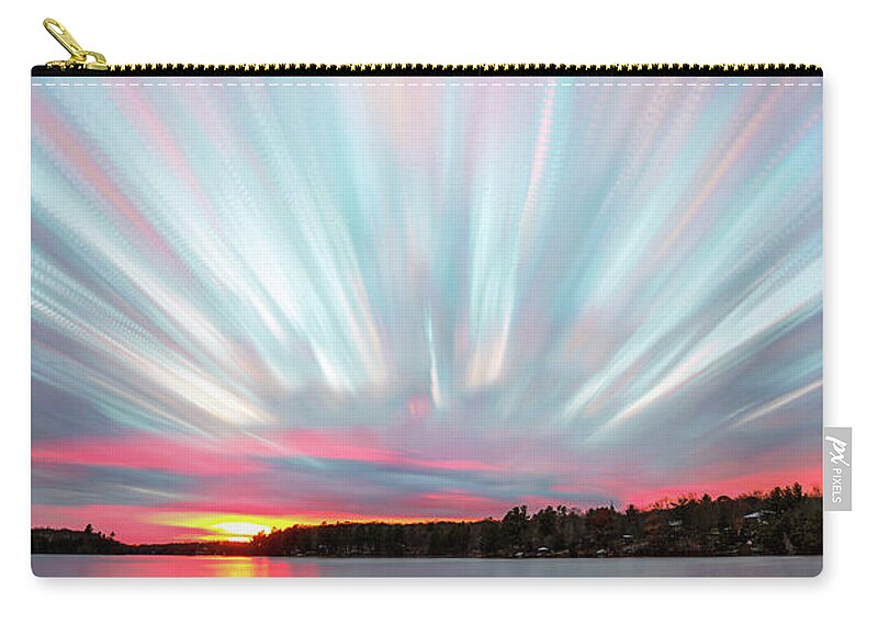 Nature Zip Pouch featuring the photograph Pastel Paradise by Matt Molloy