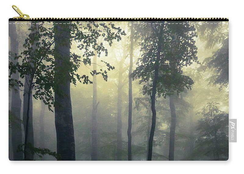 Balkan Mountains Carry-all Pouch featuring the photograph Path In the Mist by Evgeni Dinev