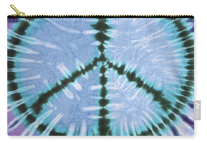 Peace Sign Carry-all Pouch featuring the photograph Peace Sign by Patty Colabuono