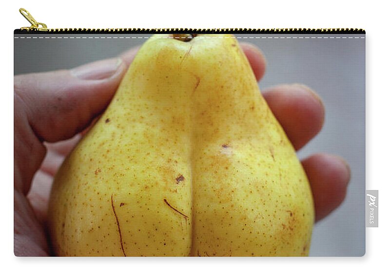 Pear Zip Pouch featuring the photograph Pear by Jim Whitley