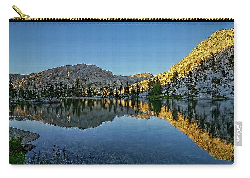 Pear Lake Zip Pouch featuring the photograph Pear Lake Dreamscape by Brett Harvey