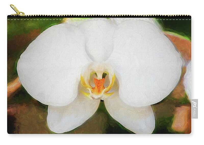 Orchids Zip Pouch featuring the photograph Perfect Phalaenopsis Orchid 125 by Rich Franco