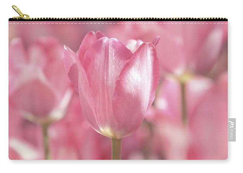 Nature Carry-all Pouch featuring the photograph Perfectly Pink by Lens Art Photography By Larry Trager