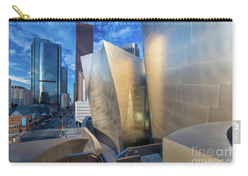 America Zip Pouch featuring the photograph Performing Arts Center by Inge Johnsson