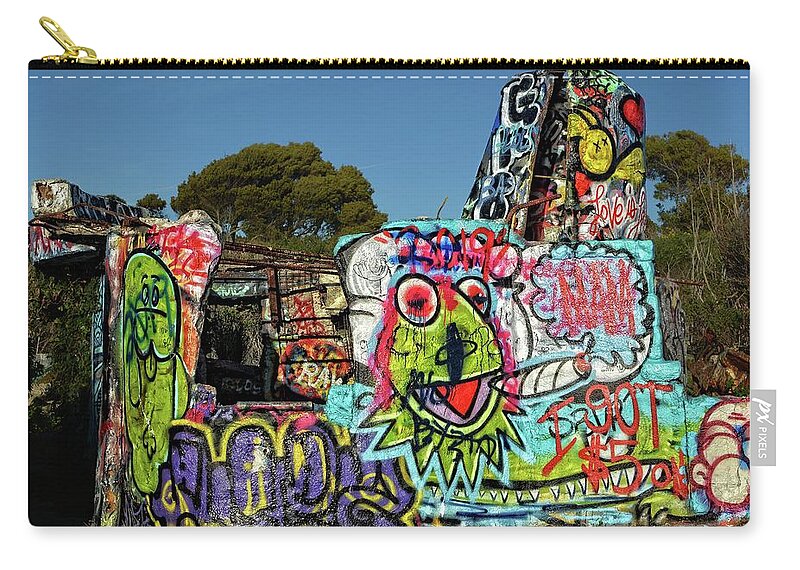 Natural Landscape Zip Pouch featuring the photograph Perpetually Fresh Canvas 5 by Maggy Marsh