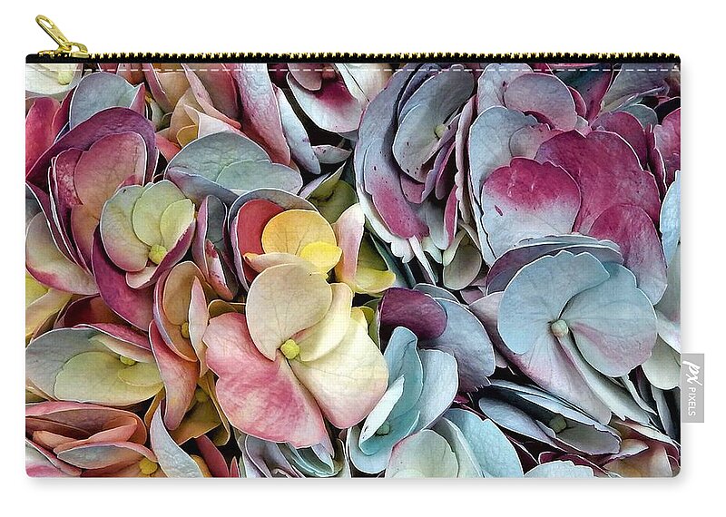 Flowers Zip Pouch featuring the photograph Petals by Andrew Lawrence