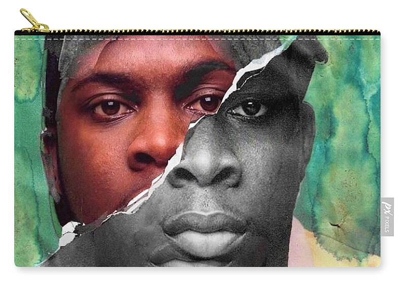 Hiphop Carry-all Pouch featuring the digital art PhifeDAWG by Corey Wynn