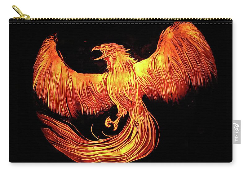 Phoenix Zip Pouch featuring the photograph Phoenix by Stuart Manning