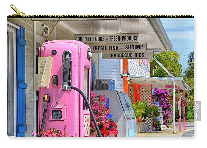 Boca Grande Carry-all Pouch featuring the photograph Pink by Alison Belsan Horton