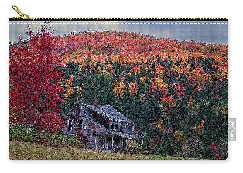New Hampshire Carry-all Pouch featuring the photograph Pittsburg, NH October 2021 by John Rowe